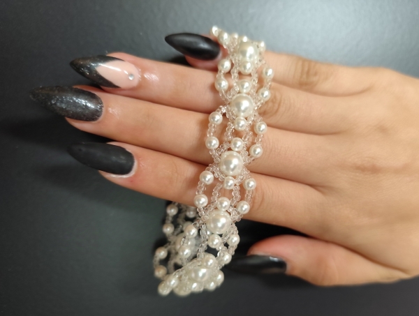 Farbiges Naildesign